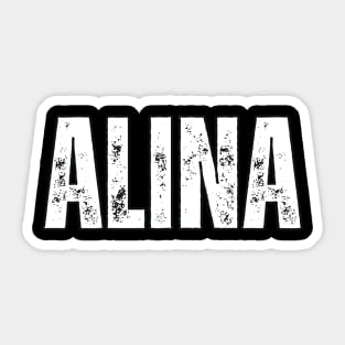 Alina Name Gift Birthday Holiday Anniversary Sticker